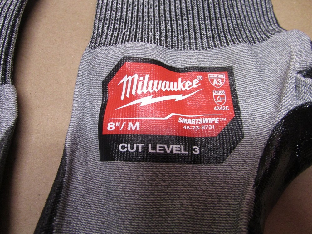 Milwaukee 48-73-8731B "M" High Dexterity Cut 3 Resistant Work Gloves (12-Pack)