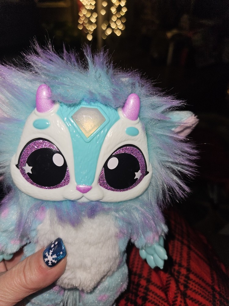 Magic Mixies Magical Misting Interactive Pet Blue Plush Doll Lights Tested WORKS