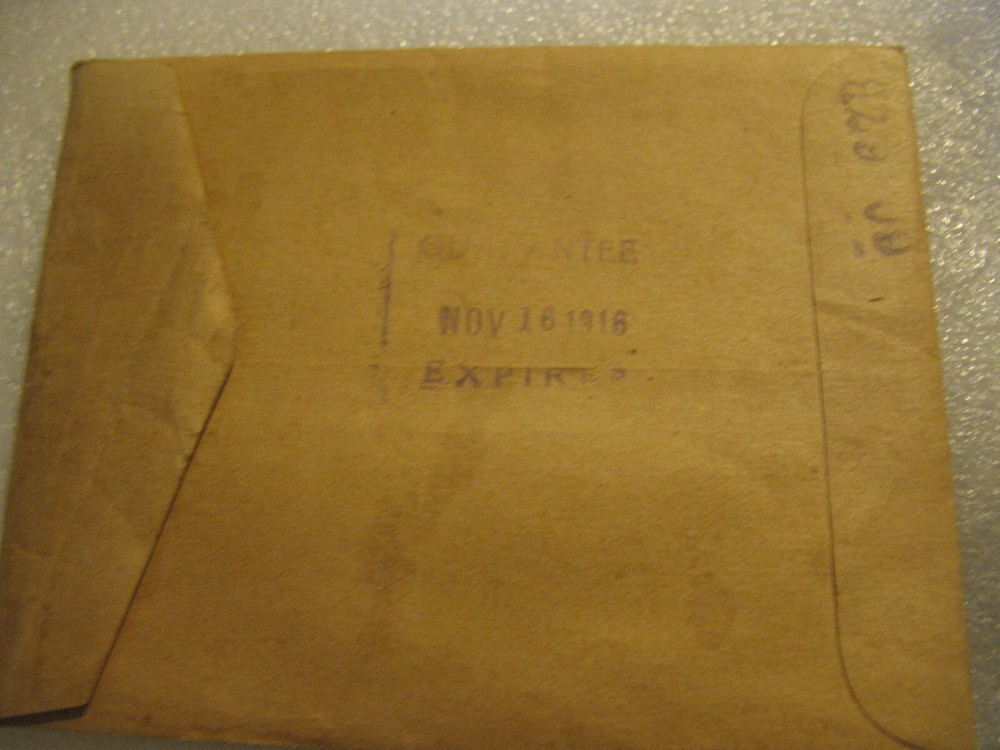 Darko Medium Extremely Sensitive Developing Paper Empty Envelope Antique Rare