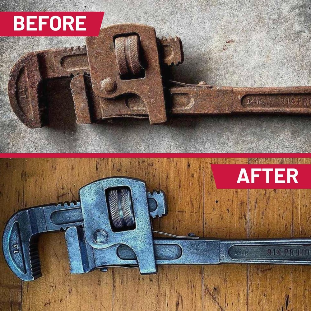 Heavy Duty Rust Remover – 128 oz. Solution for Auto Parts, Hardware, Antiques