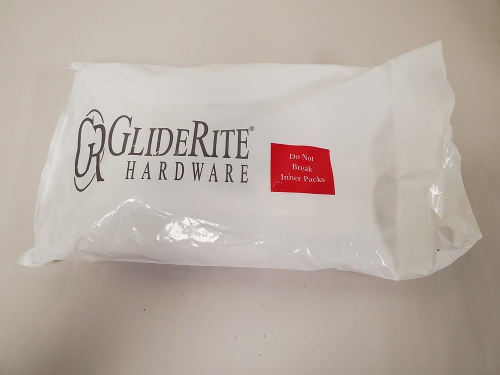 *10-PACK* GlideRite 5 in. Satin Gold Solid Slim Square Cabinet Bar Drawer Pulls