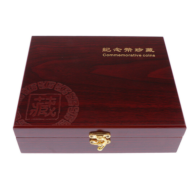 Commemorative Coin Storage Box Display Box Wooden Storage Box
