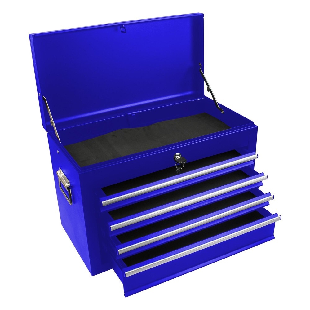 Heavy-Duty 6-Drawer Rolling Tool Chest with Wheels – Blue Storage Solution