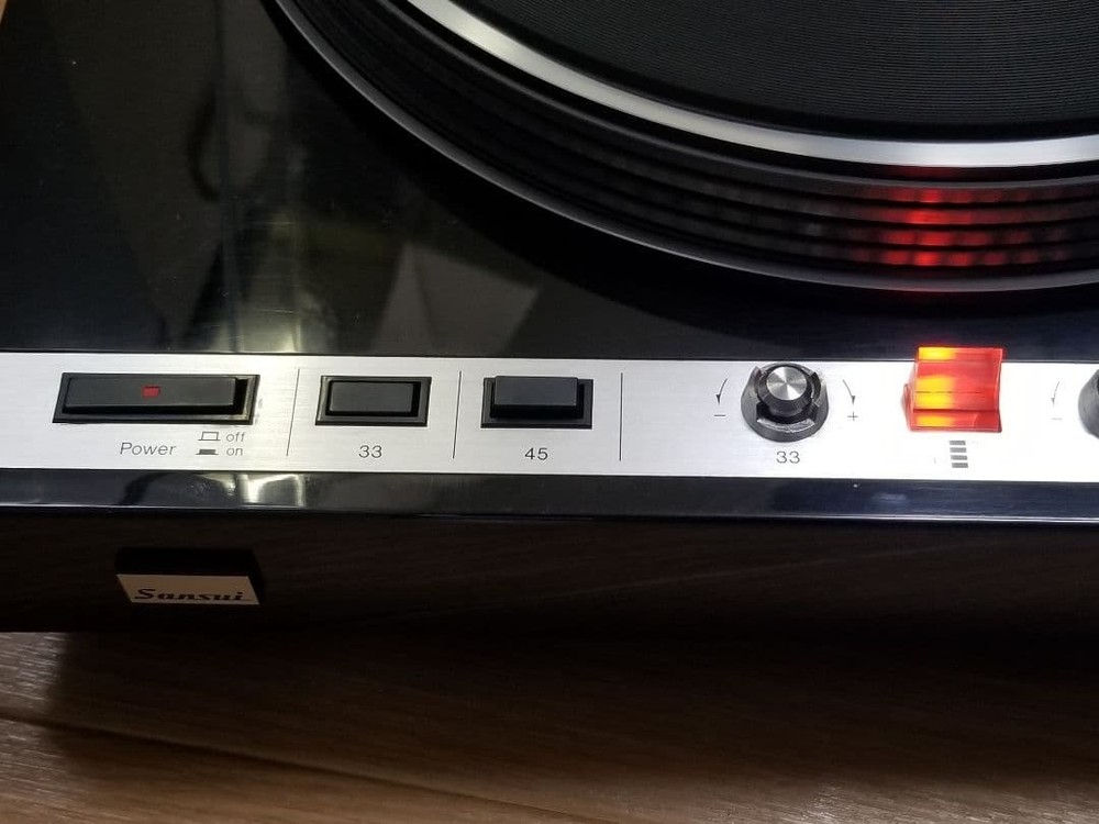 Sansui SR-636 Direct Drive Record Player Player Turntable Working