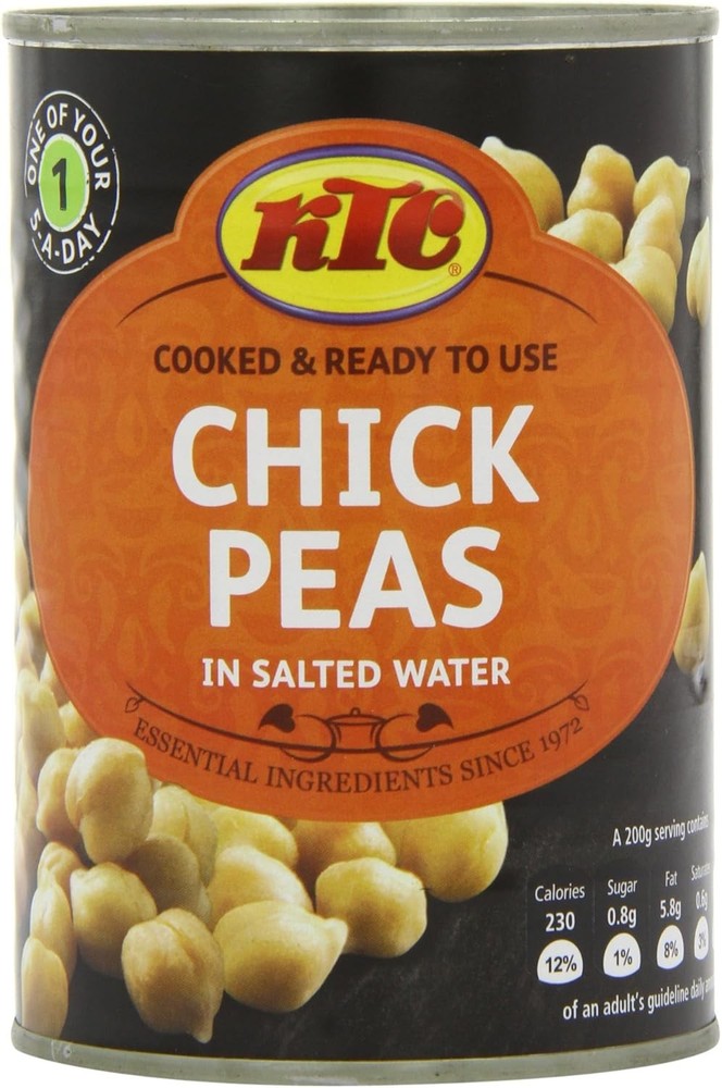 KTC Chick Peas in Salted Water, 400g