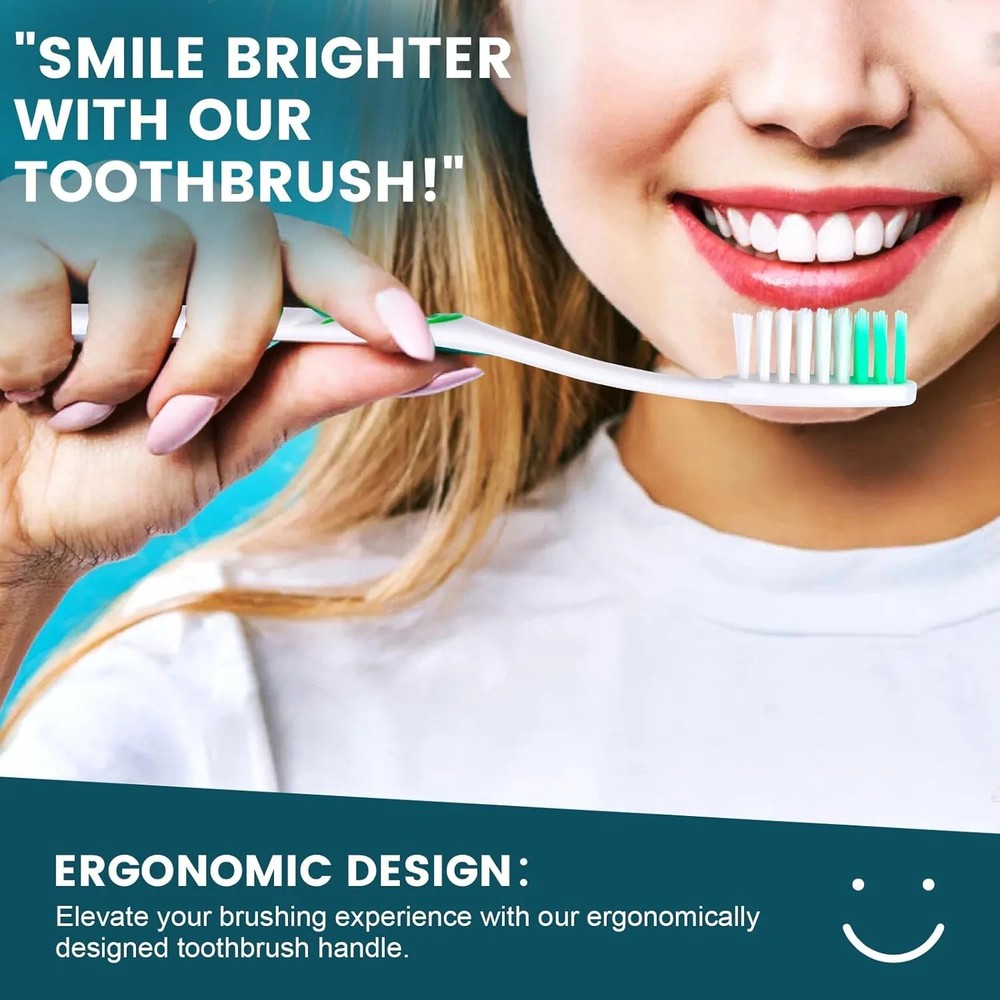 600 PCS Bulk Disposable Toothbrushes, Medium Soft Bristles, Kids Size