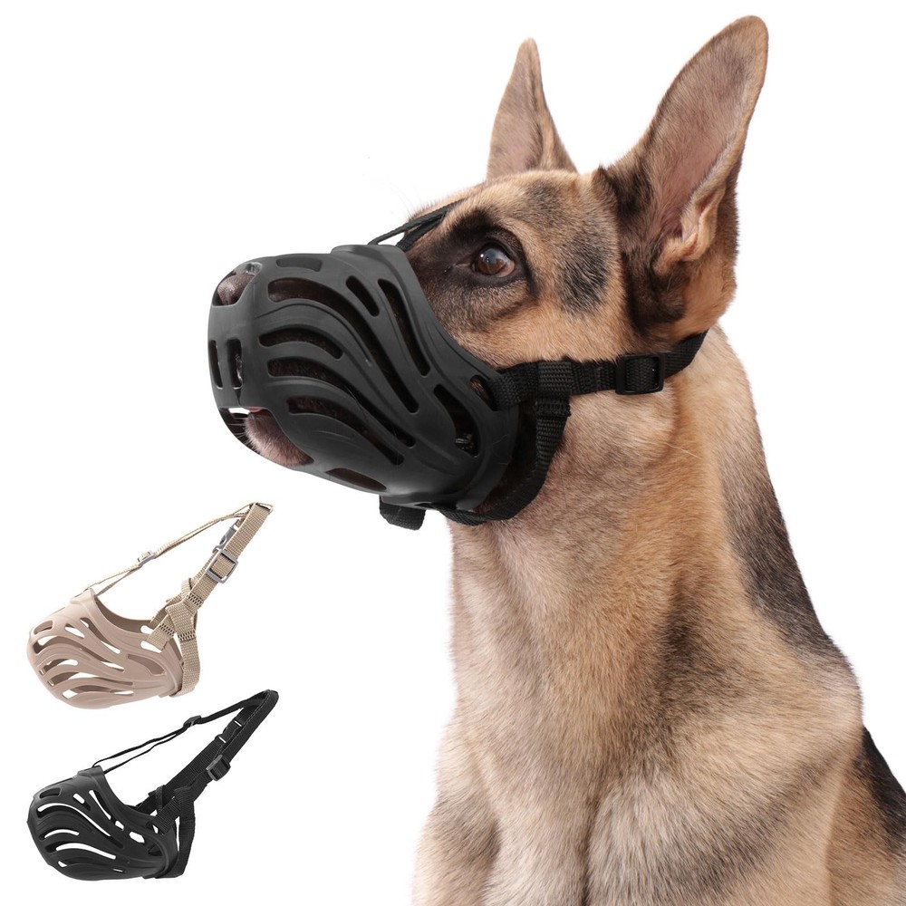 Dog Muzzle, Silicone Dog Muzzle, Durable, Breathable, Anti Bite, Anti Barking...