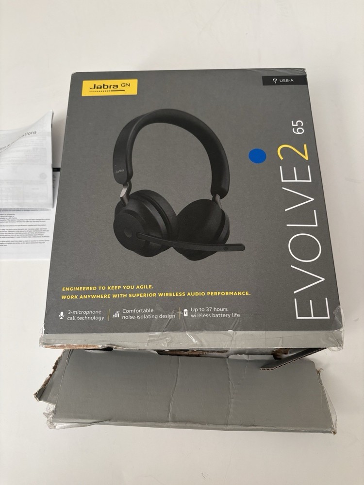 Jabra Evolve 2 65 Wireless Headset - Open Box