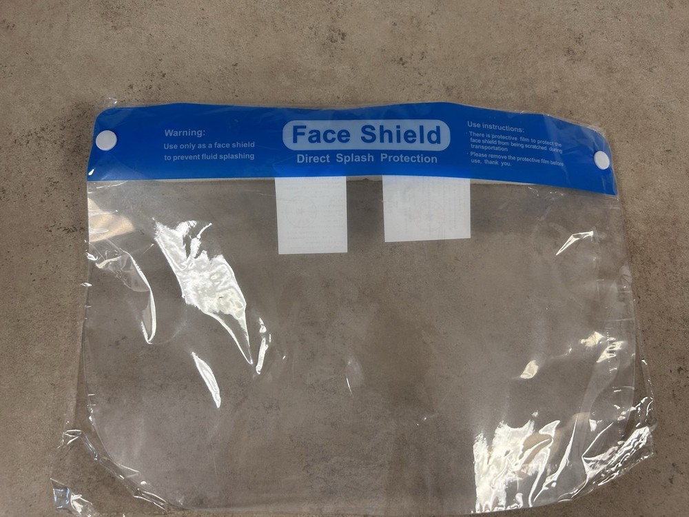 Face Shield Direct Splash Protection RF001 (5-Pack)