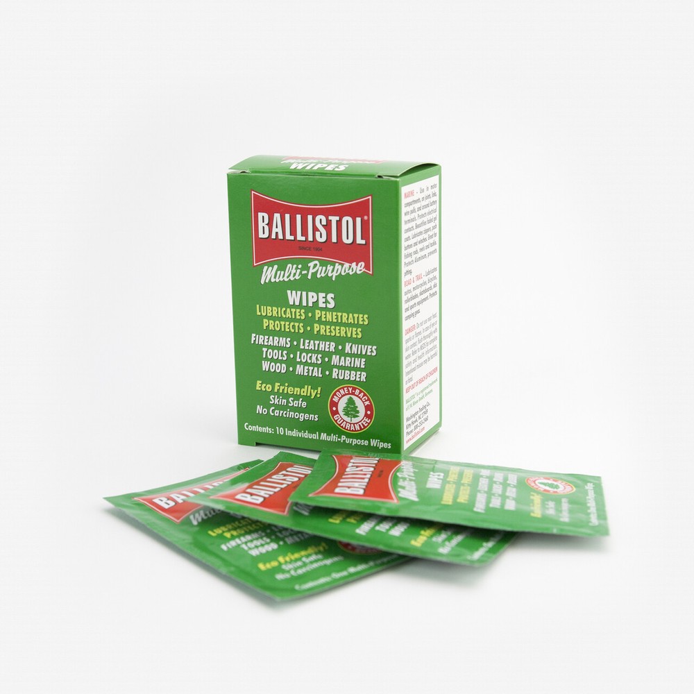 Ballistol Multi-Purpose Tool Oil Wipes - 10 Pack