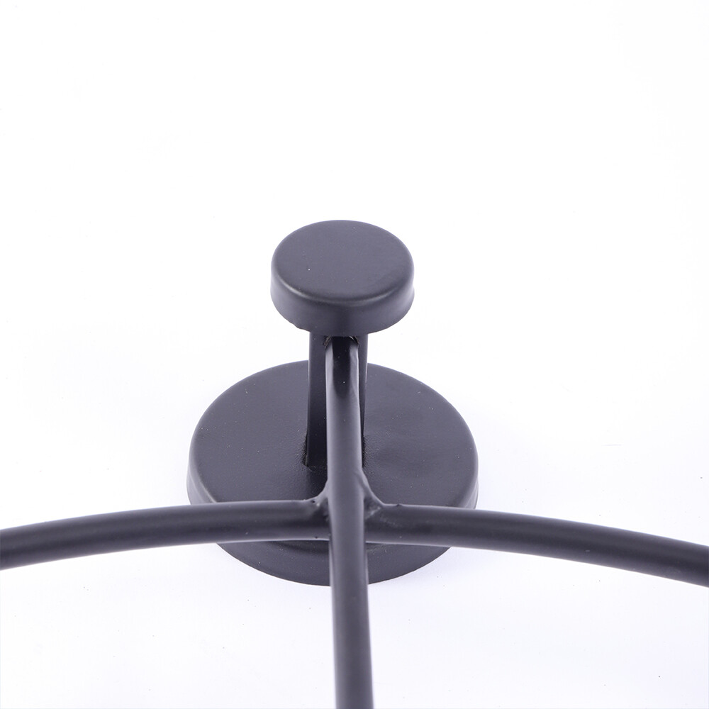 Modern Round Wall Clock Unique Design Silent Quartz Movement For Office, Study