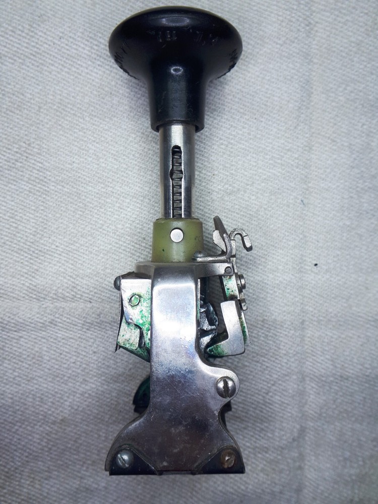 USSR Customs Date Stamp Automatic Numbering Machine, 6 Wheels/Digits