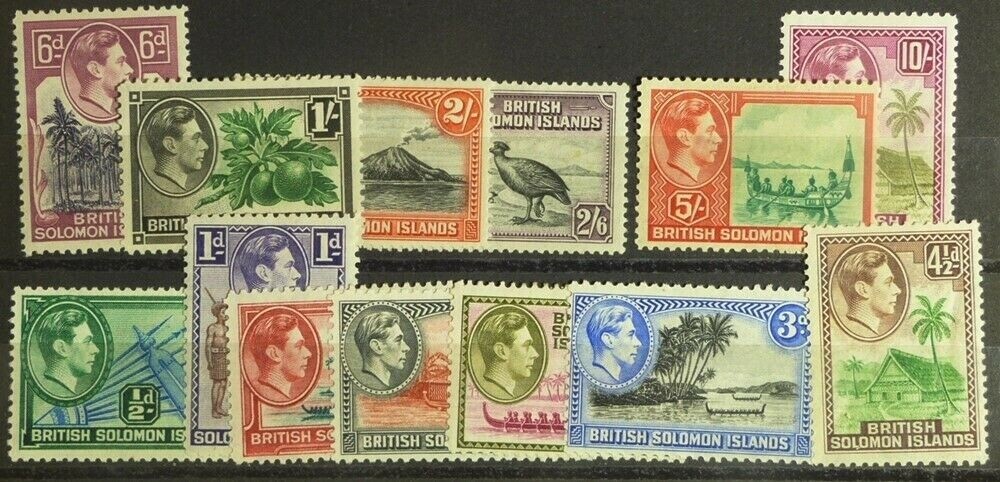 Br. Solomon Is. : SG#60-72 set MLH IRST511