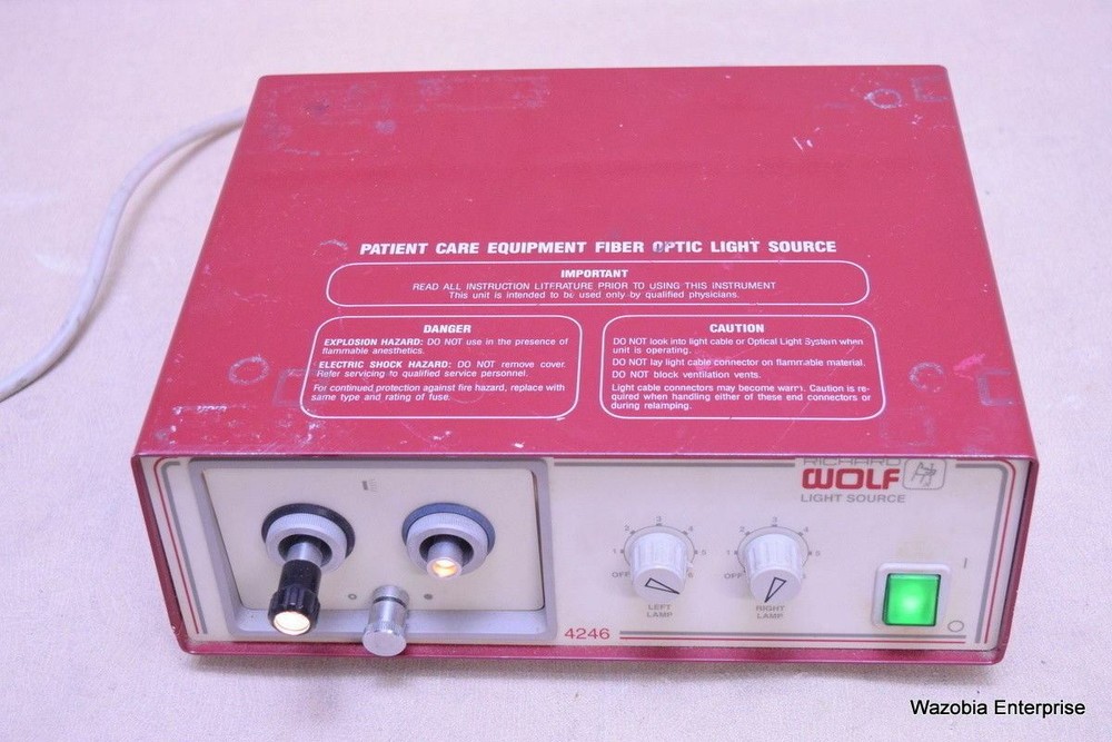 RICHARD WOLF FIBER OPTIC LIGHT SOURCE 4246 4246.001