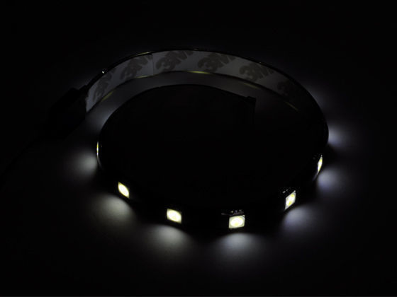 Silverstone White 30cm 15 LED Plastic Strip (LS01W) Computer Lights