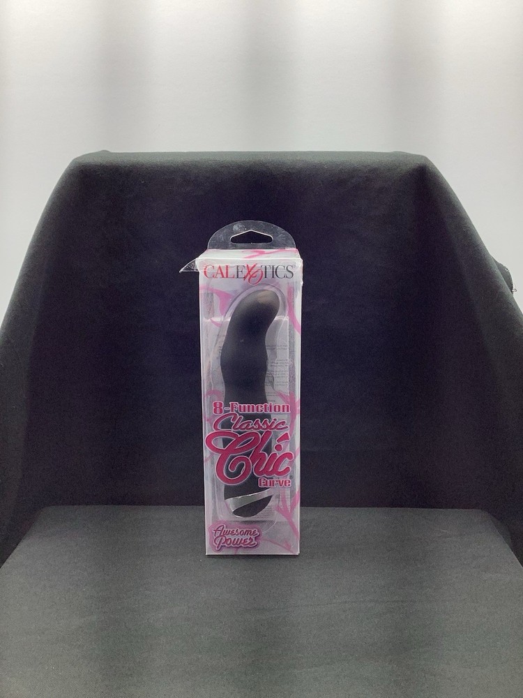Calexotics 8-Function Classic Chic Curve Vibrator - Black