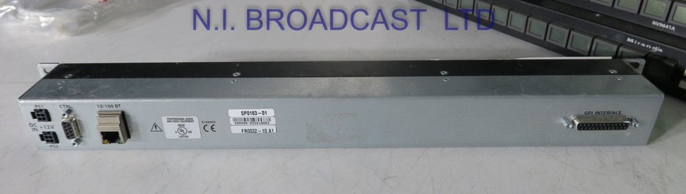 Miranda / grass valley nv9641a router matrix panel