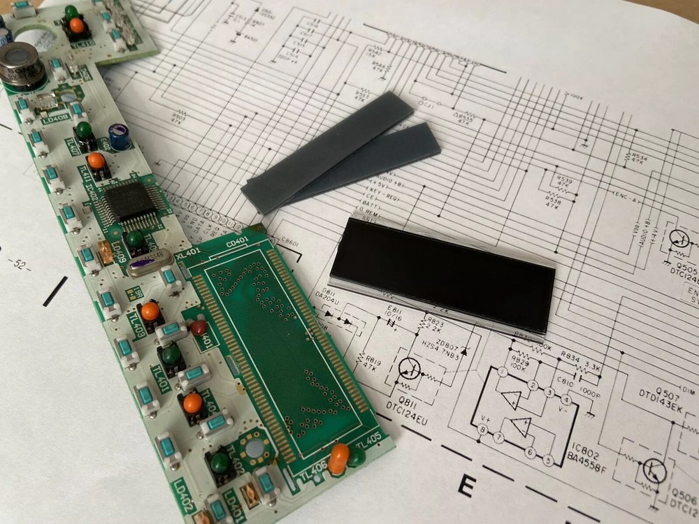 Alpine 7618 / 7618R / 7619R Replacement LCD - INSTALLED