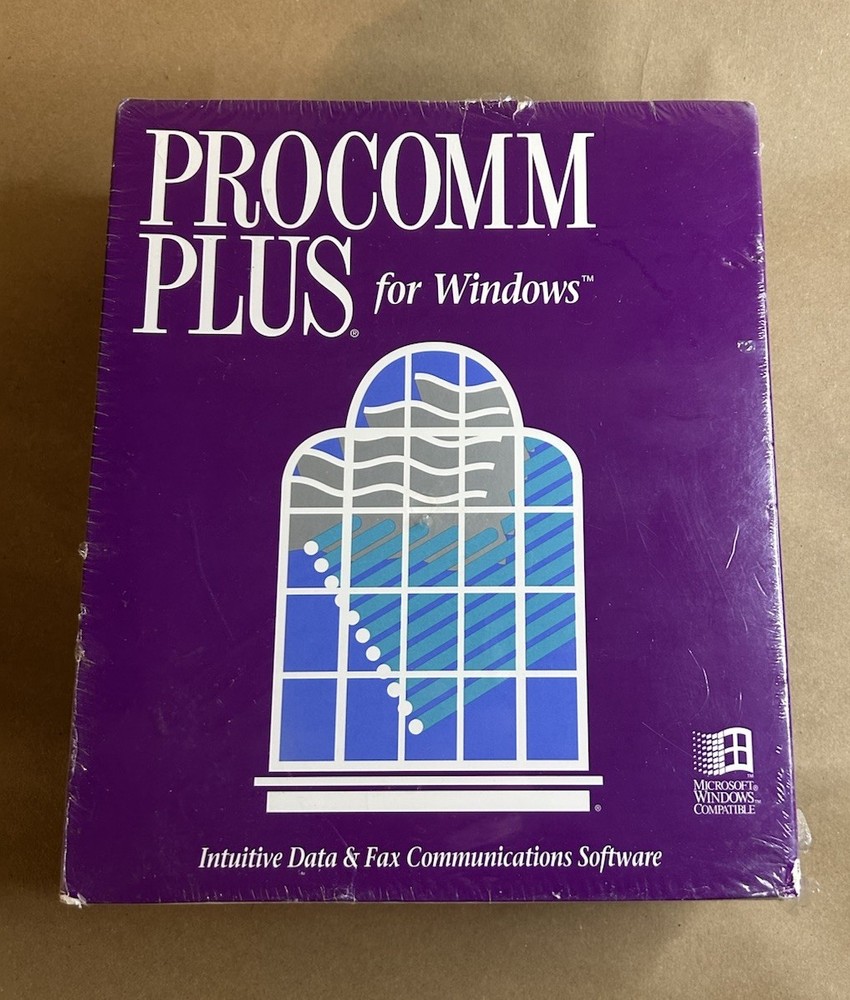 ProComm Plus for Windows Intuitive Data and Fax Communication Software - NEW