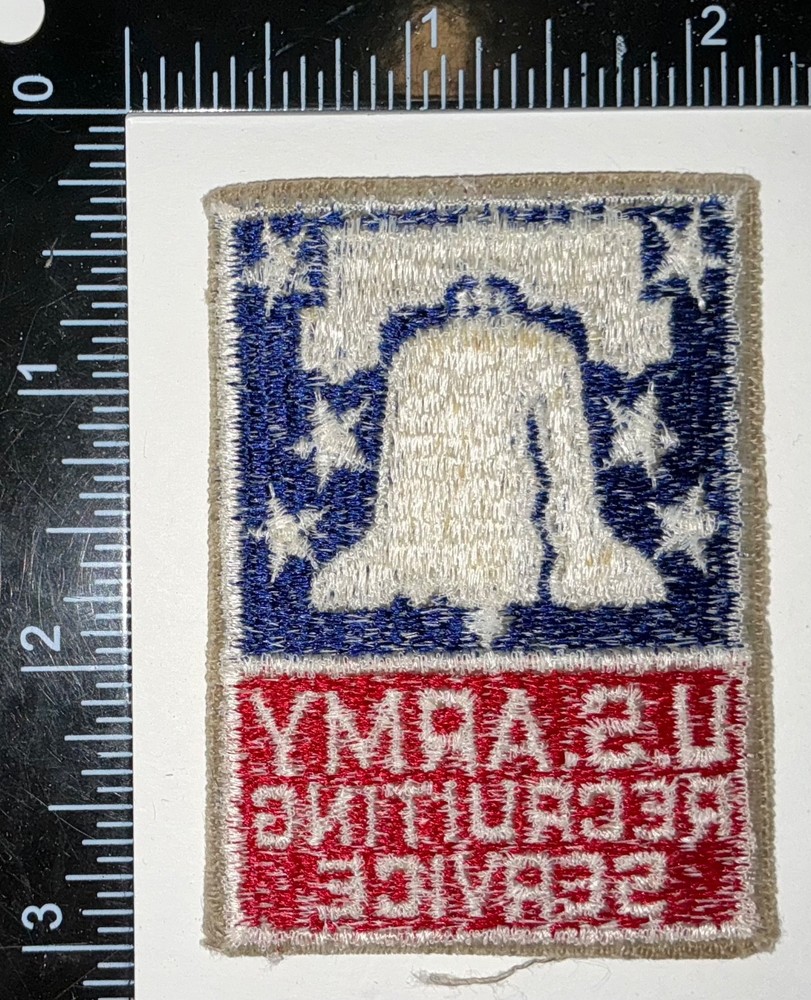 Cold War US Army Recruiting Service Patch
