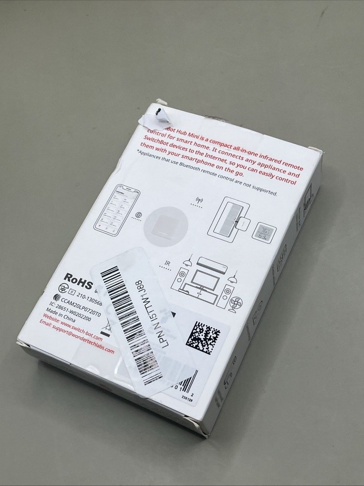 SwitchBot Hub Mini Smart Remote Home Control IR Blaster - NEW