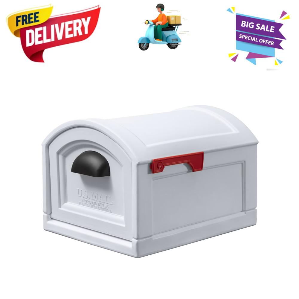 Step2 XL Post Mount Mailbox Heavy Duty Weatherproof Large Capacity