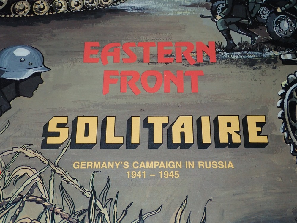 Eastern Front Solitaire Omega Games 1st Ed, 1986 Unpunched, Complete