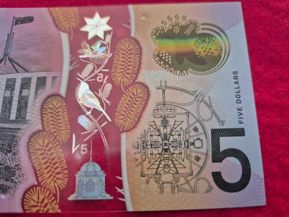 Australian 2016 $5 note first prefix AA