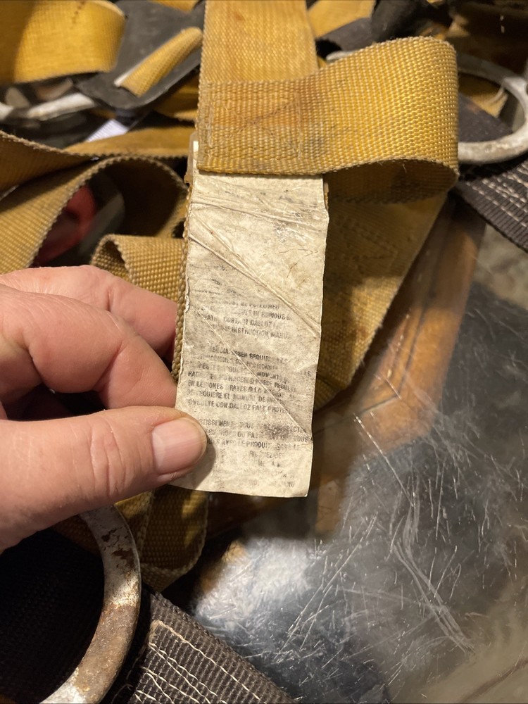 Industrial Lineman Safety Harness Used Working Condition