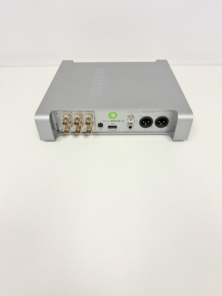 Matrox MX02 LE with MAX Professional Video Editing Tested