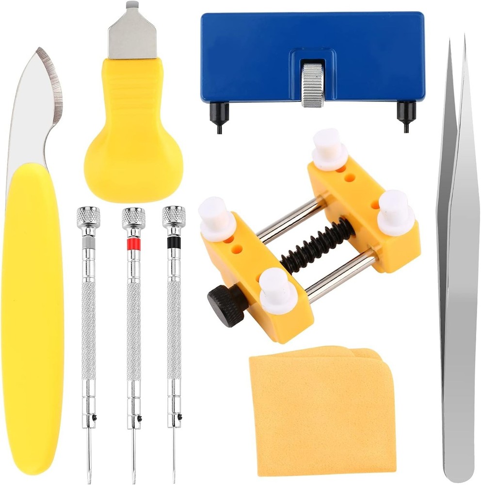Comprehensive Watch Battery Replacement Kit - 9 Professional Tools for Everyone