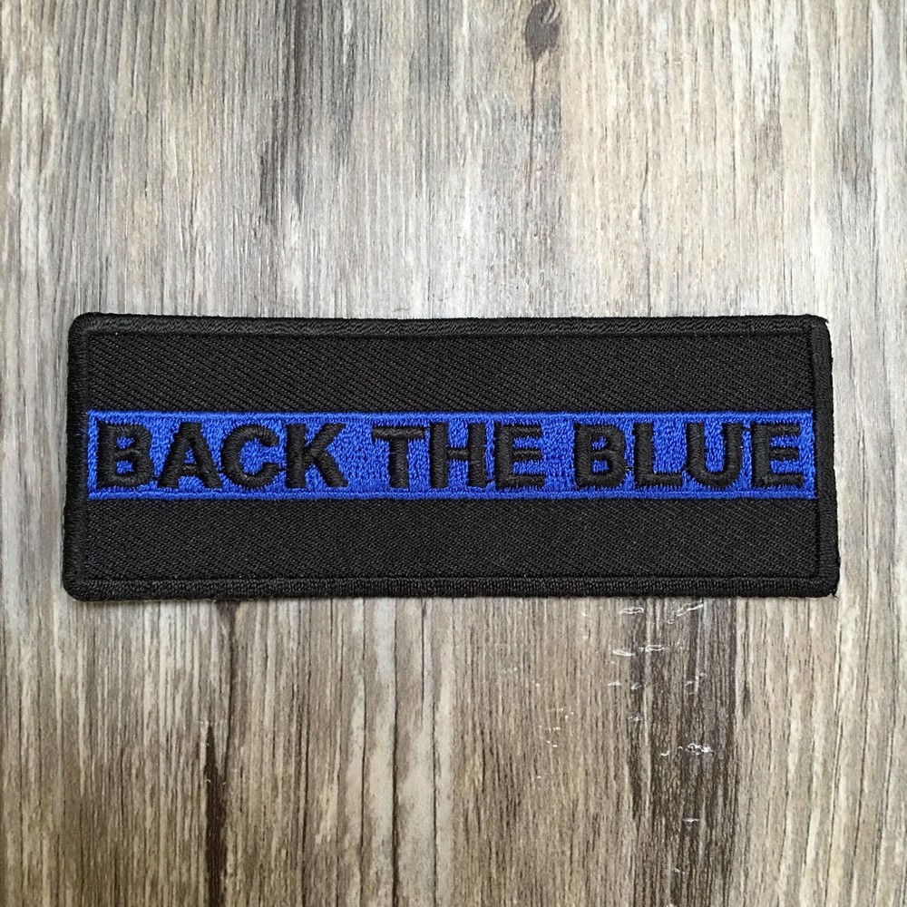Thin Blue Line Back The Blue Patch
