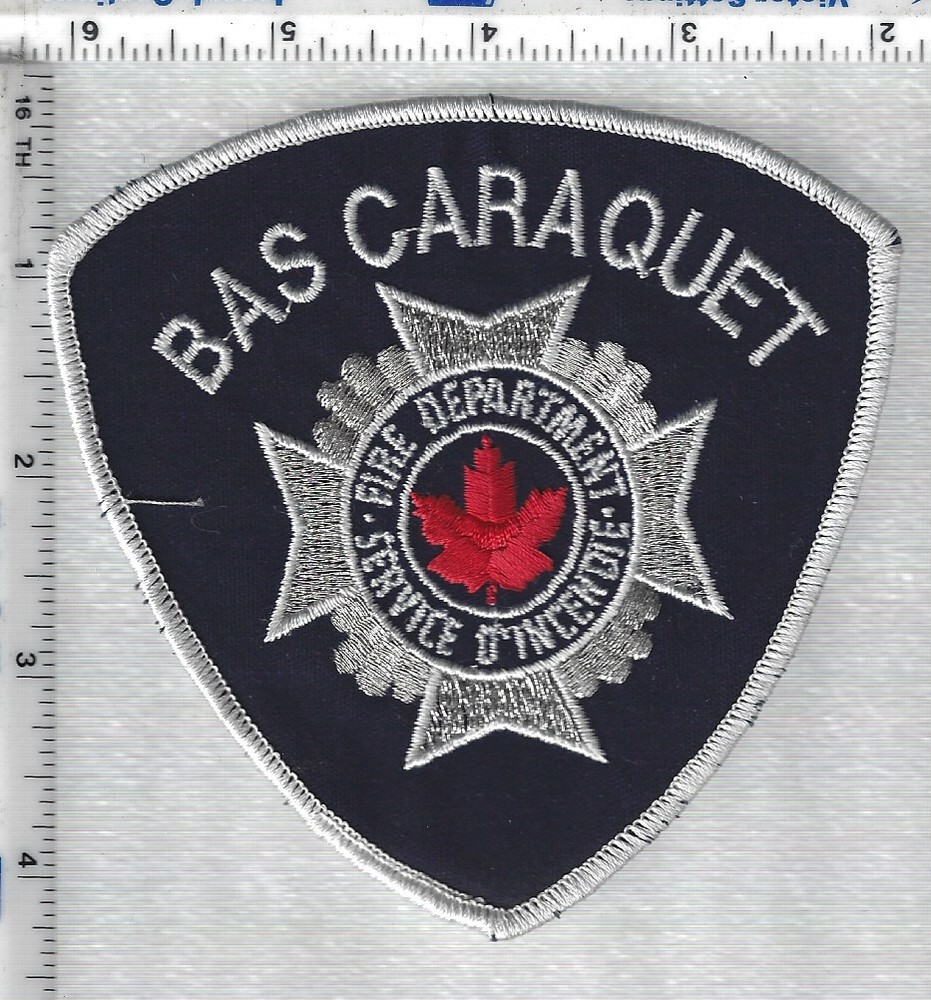 Bas Caraquet Fire Department (New Brunswick, Canada) Shoulder Patch
