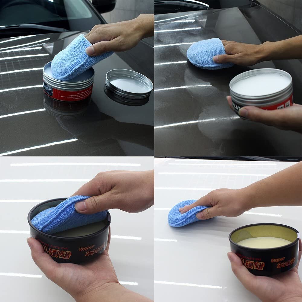 10PCS Microfiber Wax Applicator 5" Diameter Soft Microfiber Wax Applicator Pads