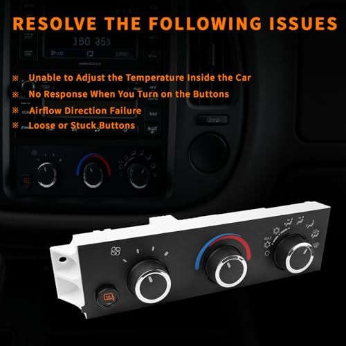 599-294 A/C Heater Climate Control Module Panel with Heated Mirro Option