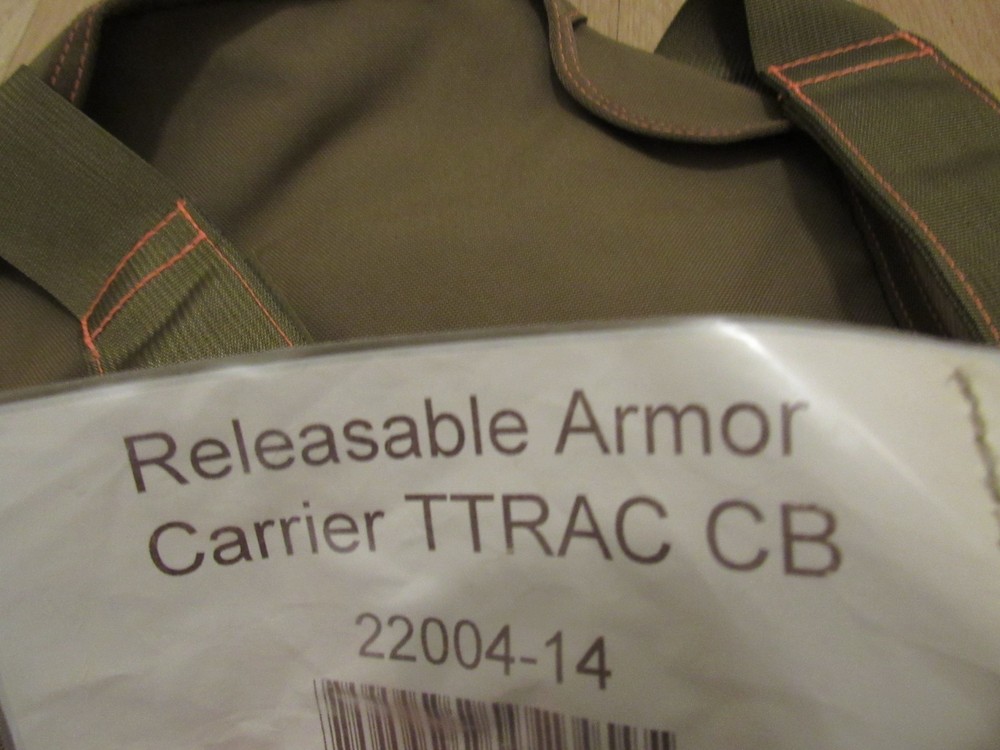 Tactical Tailor Releasable Armor Carrier TTRAC CB Brown