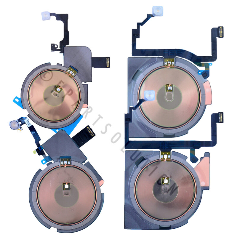 iPhone 15/15 Plus/15 Pro Max NFC Wireless Charging Coil + Flashlight Flex Cable