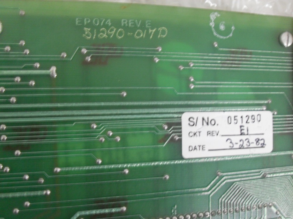 DEC A026 DATA ACQUISITION Module CARD DIGITAL 85491-343D REV E EP074