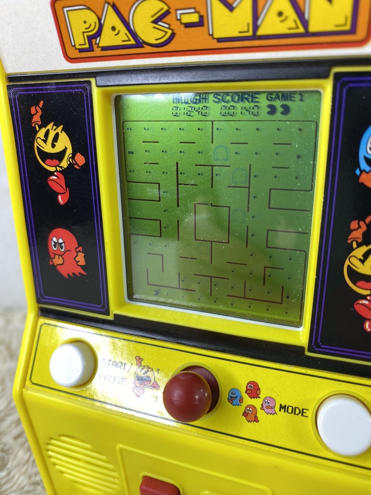 Bandai Namco Classics Pac-Man Retro Handheld Mini Arcade Game Basic Fun TESTED