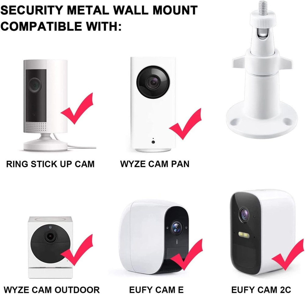 Security Camera Universal Mounting Bracket,Adjustable Indoor/Outdoor Security...