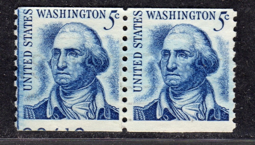 Perfectly Flawed EFO US 1966 5c SN 1304 Unused NG* Partial Plate# Miscut Error