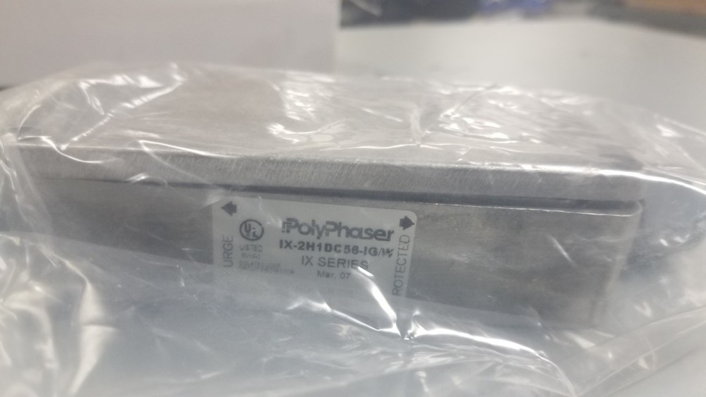 PolyPhaser Data DC Cat5 Line Surge Protector Terminal Block IX-2H1DC56-IG