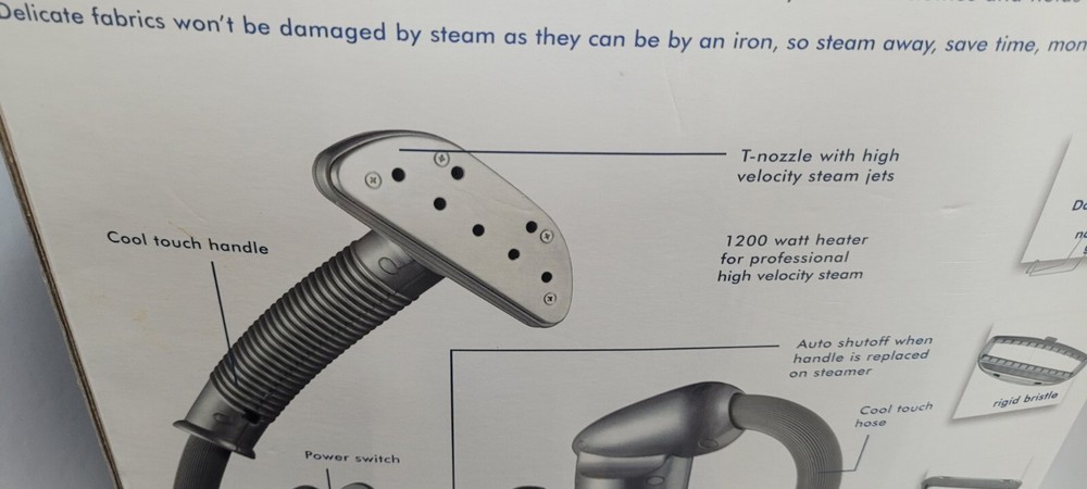 Conair compact fabric steamer (IN BOX. WORKS!)