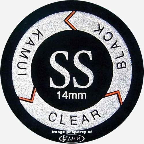 Kamui Clear - Black - Super Soft - Layered Pool Cue Stick Tip - SHIPS FAST!