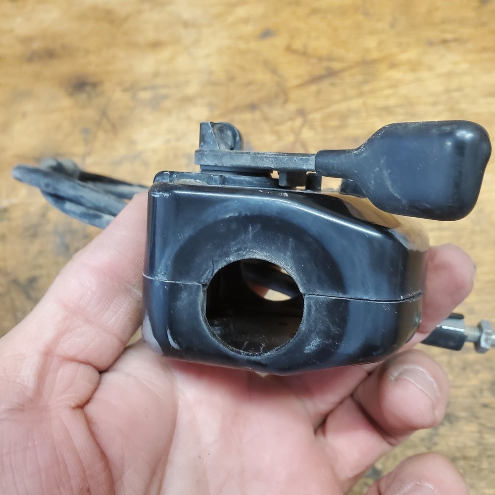 2002 Suzuki Eiger 400 4x4 Thumb Throttle Lever Housing Perch Cable