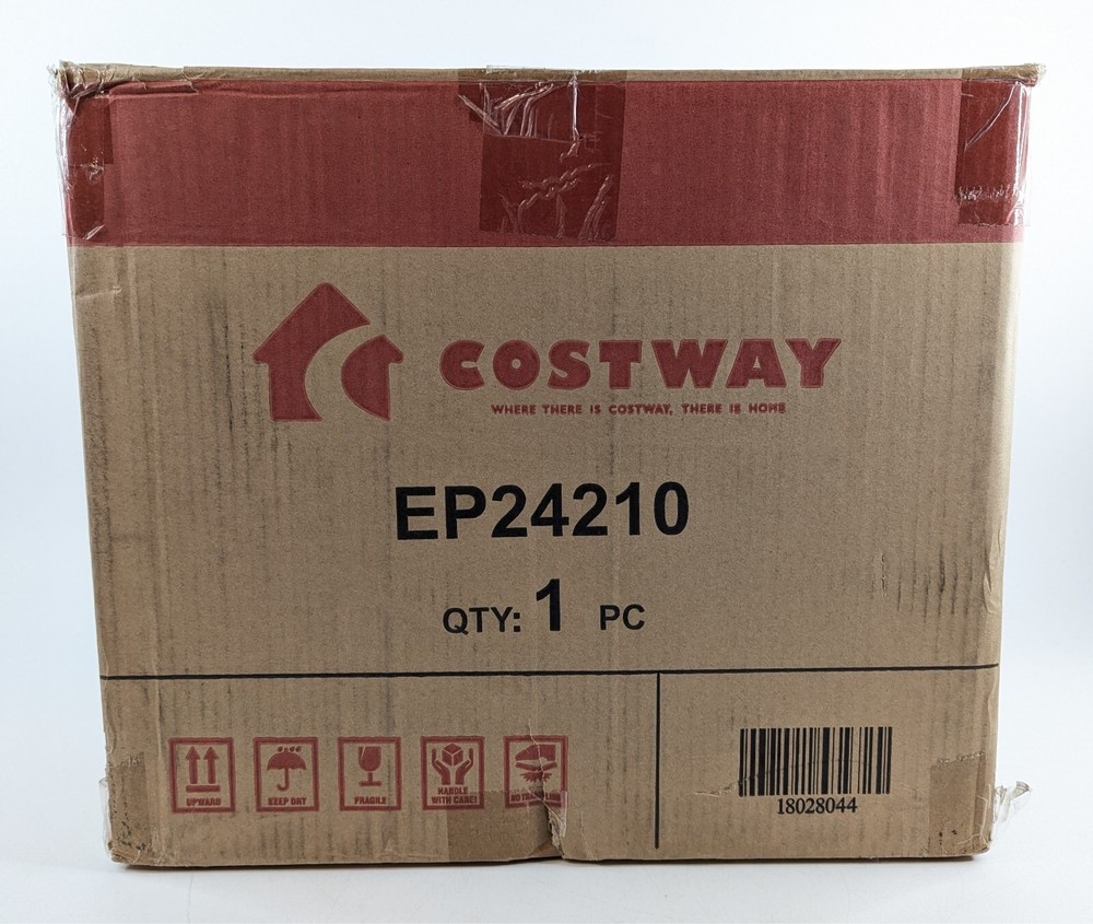 Costway Portable Countertop Electric Ice Maker 26lbs/Day Black Mini Cube Compact