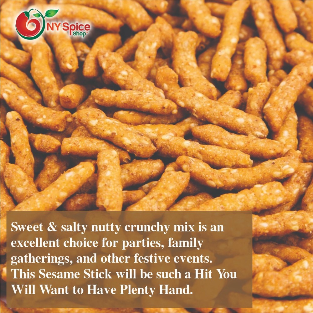 Sesame Sticks Crunchy Regular 8oz-5lb ( Select Quantity From Drop Down )