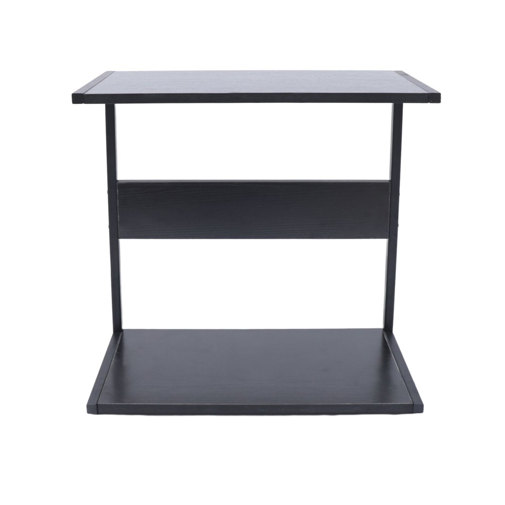 2-Tier Computer Tower Stand Under Desk Cpu Stand Pc Stand with Rolling Wheels