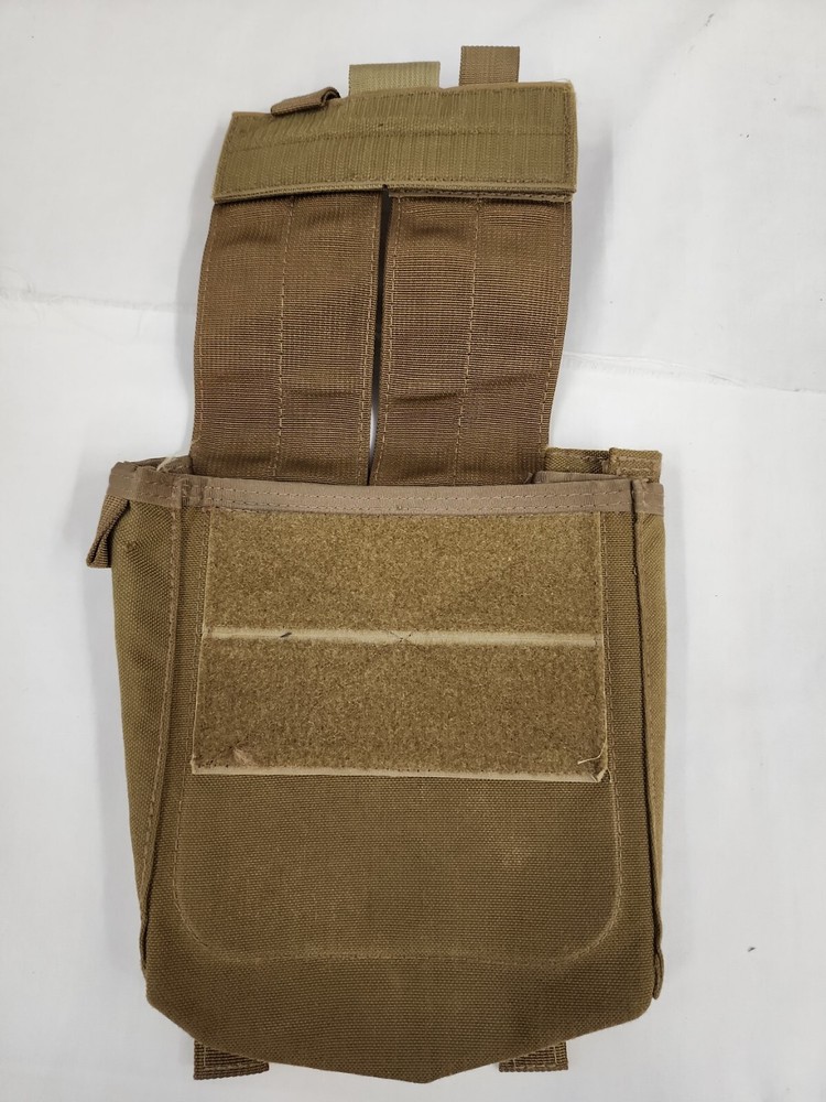 Tactical Assault Gear MOLLE Split SAW Pouch Coyote Brown Cag Sof Devgru Seal