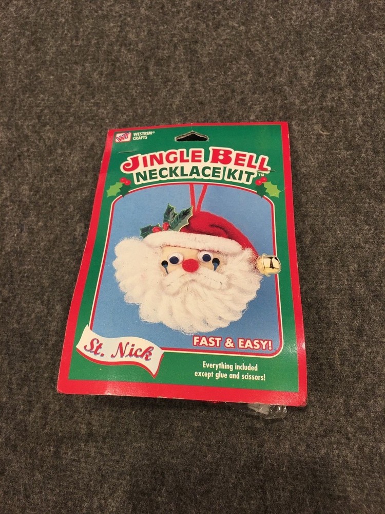 St. Nick Jingle Bell Necklace Kit Westrim Crafts Saint Nick